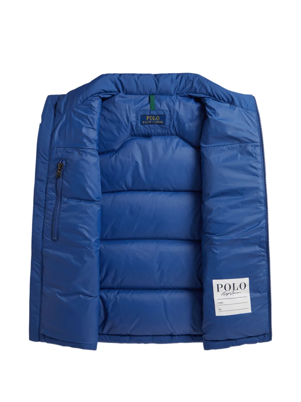 POLO RALPH LAUREN KIDS The Gorham down gilet Blauw