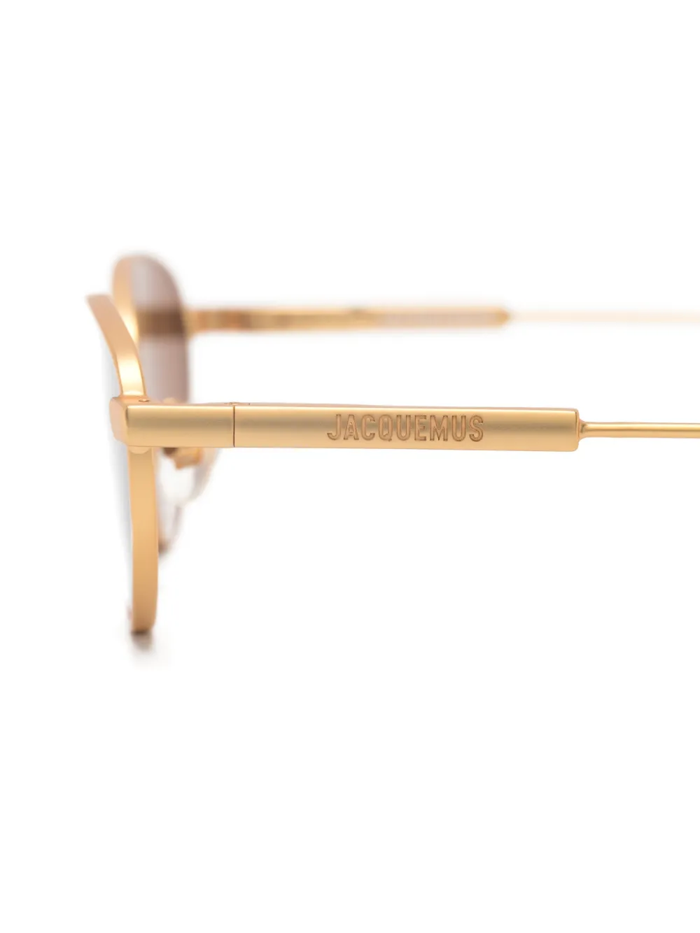 Jacquemus oval-frame sunglasses Goud