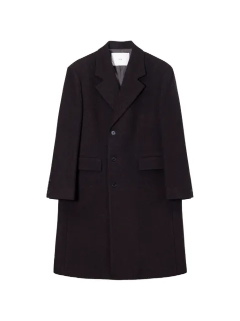 DUNST off-center single-breasted coat