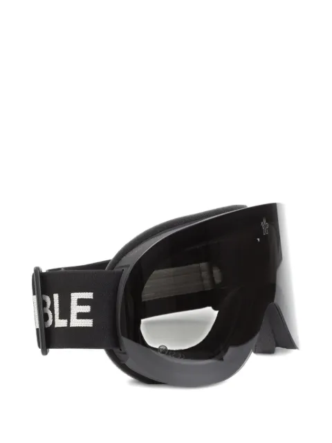 Moncler Eyewear logo-print ski goggles