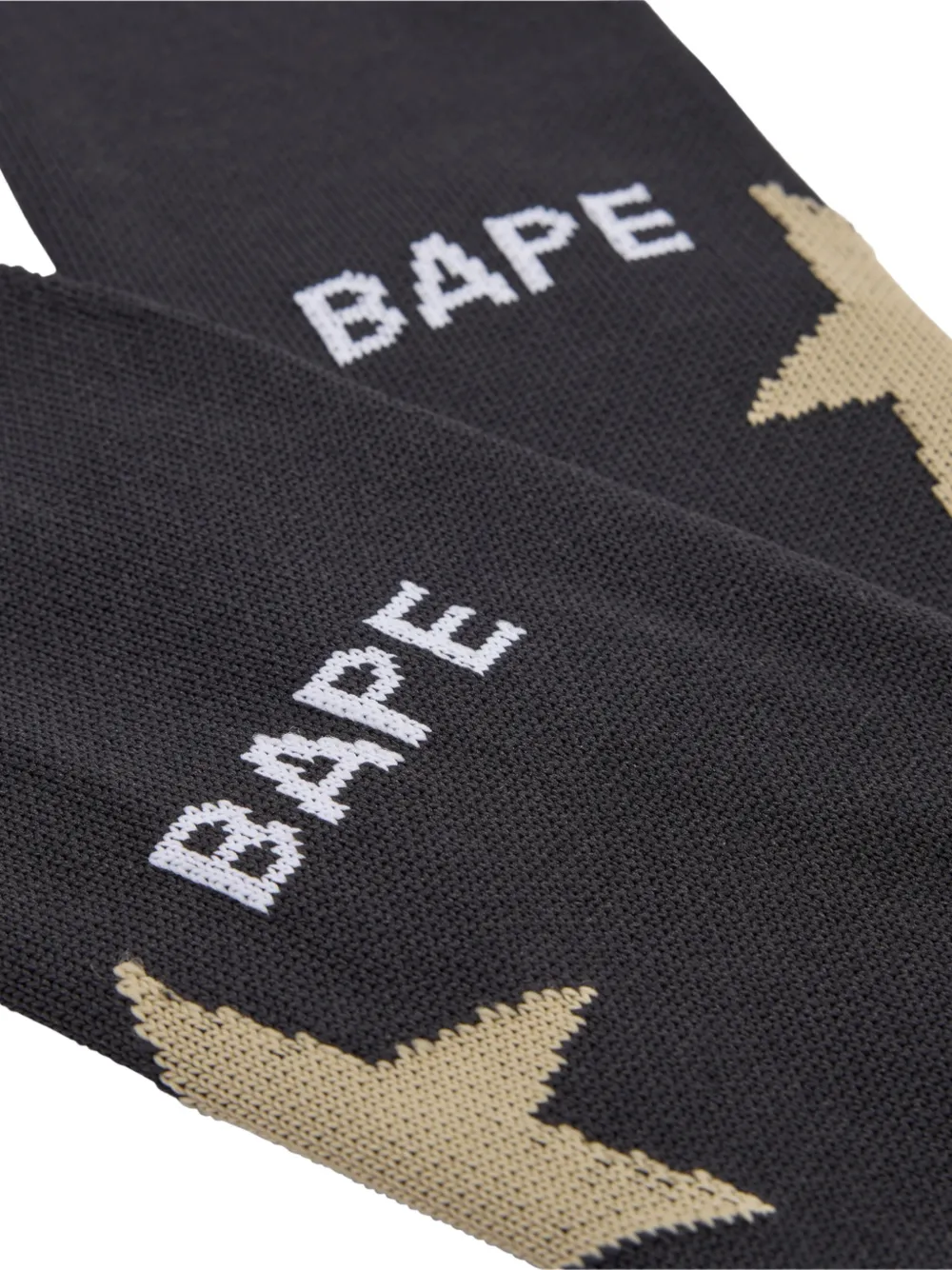 adidas x Bape logo-print socks Zwart