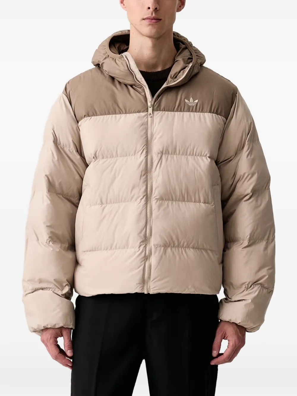 adidas Regen hooded padded jacket - Toni neutri
