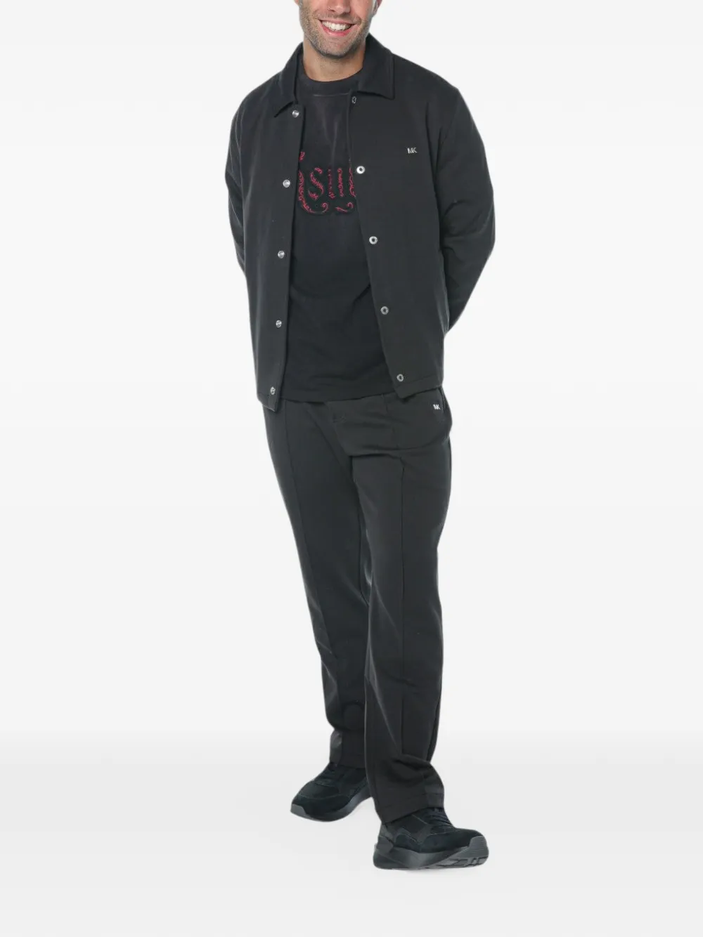Michael Kors cotton-blend jacket Zwart