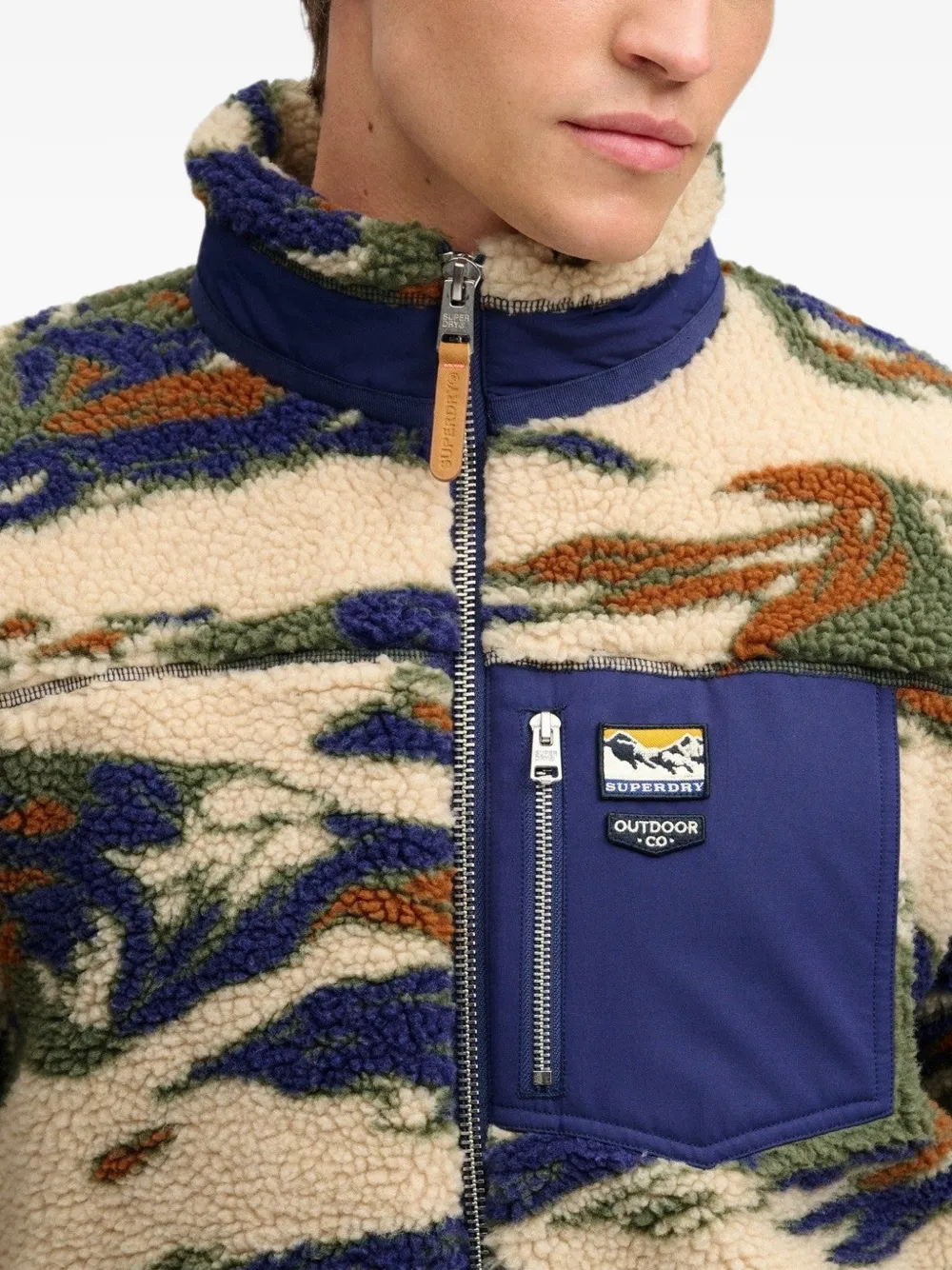 Superdry Terrain camouflage-print jacket Beige