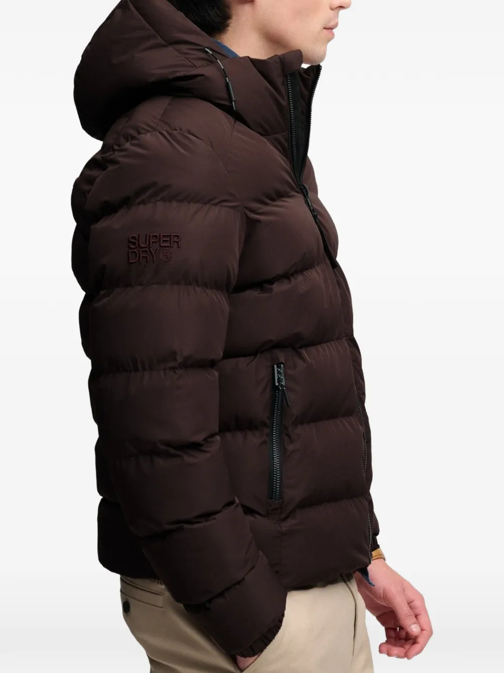 Superdry hooded puffer jacket Bruin
