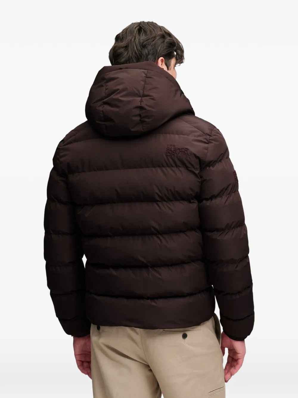 Superdry hooded puffer jacket Bruin
