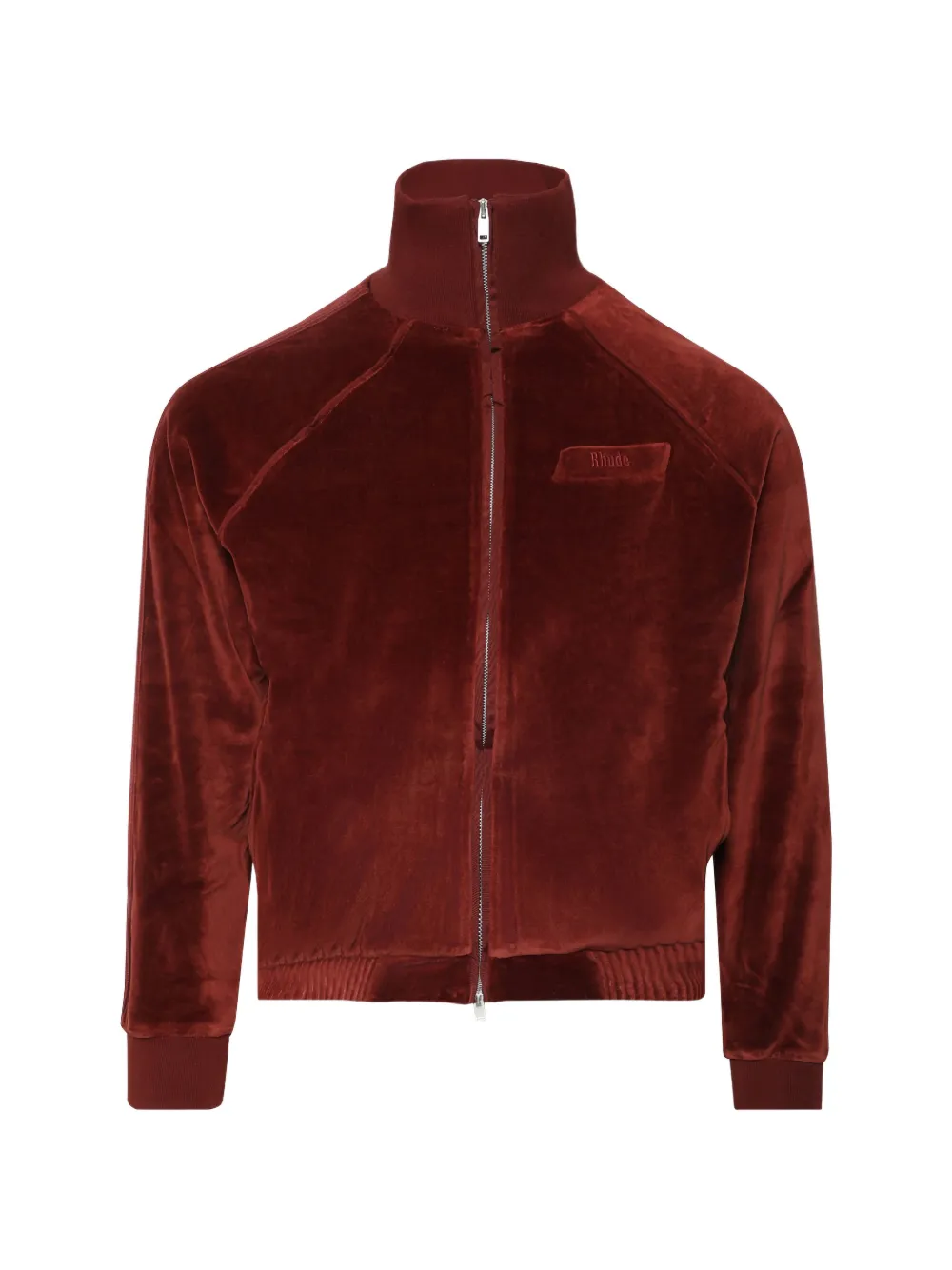 RHUDE Madera velour sweatshirt - Rosso