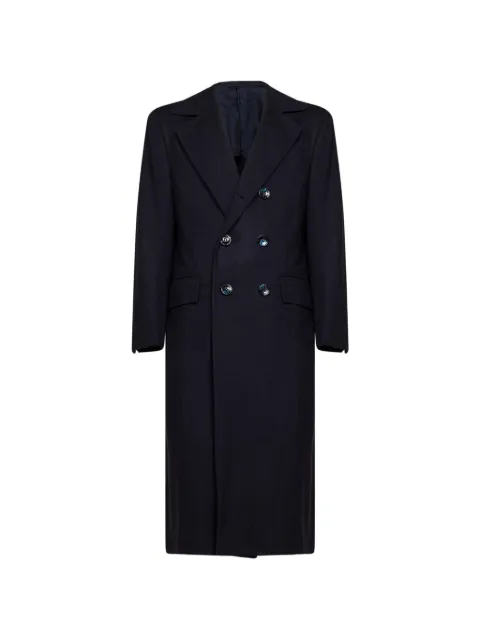 Kiton double-breasted cashmere coat