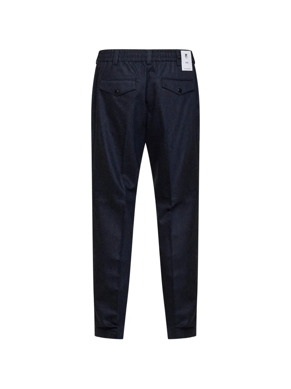 PT Torino elasticated-waistband tailored trousers Blauw