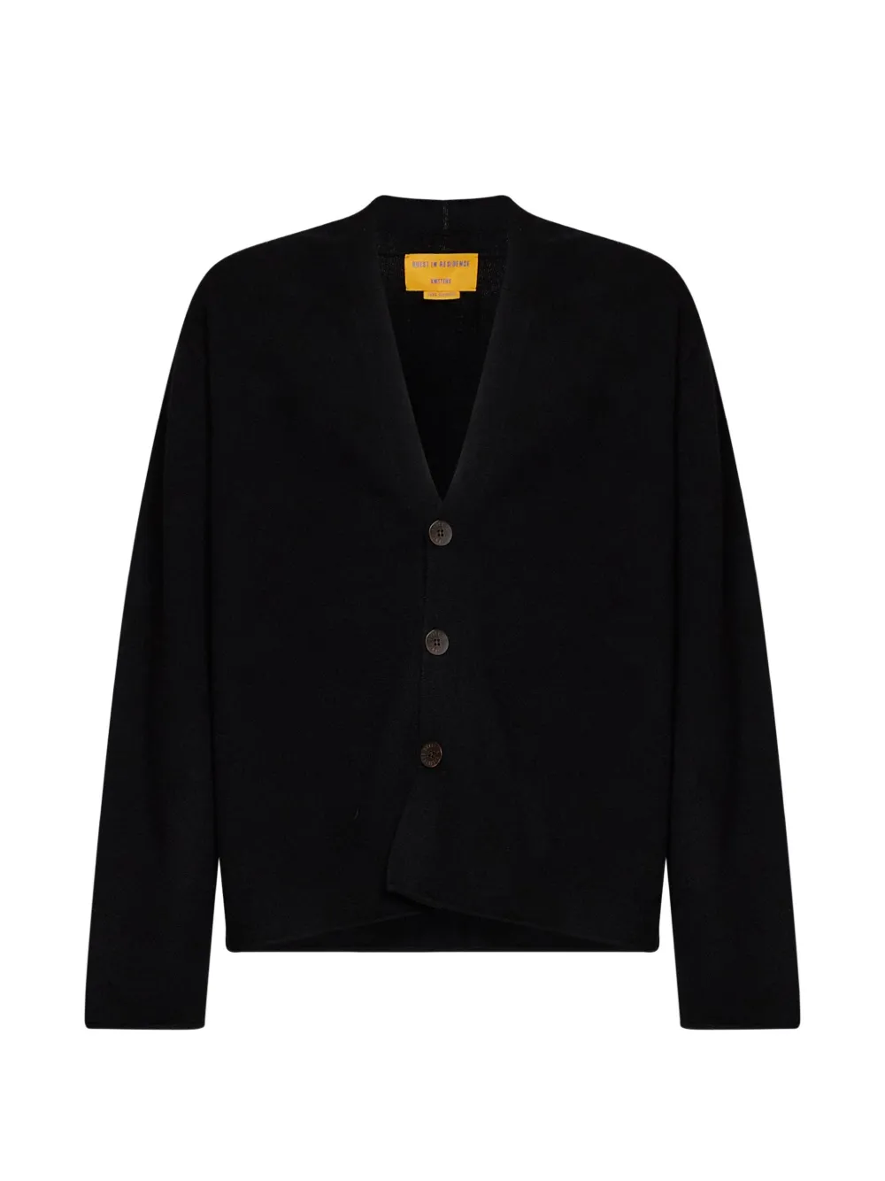 Guest In Residence Everywear V-neck cashmere cardigan Zwart
