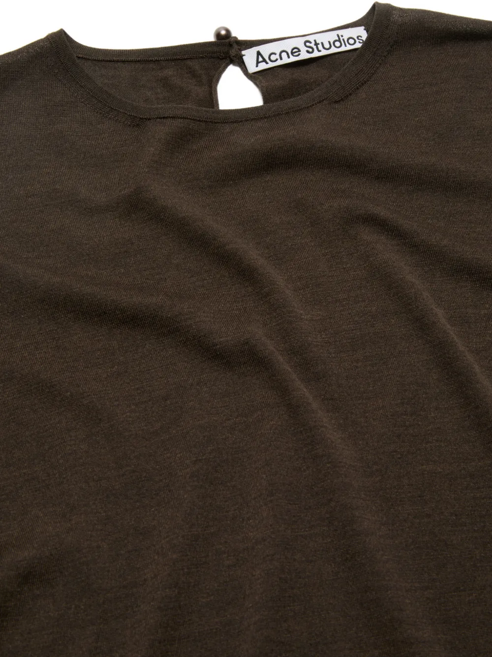 Acne Studios silk knit top Bruin