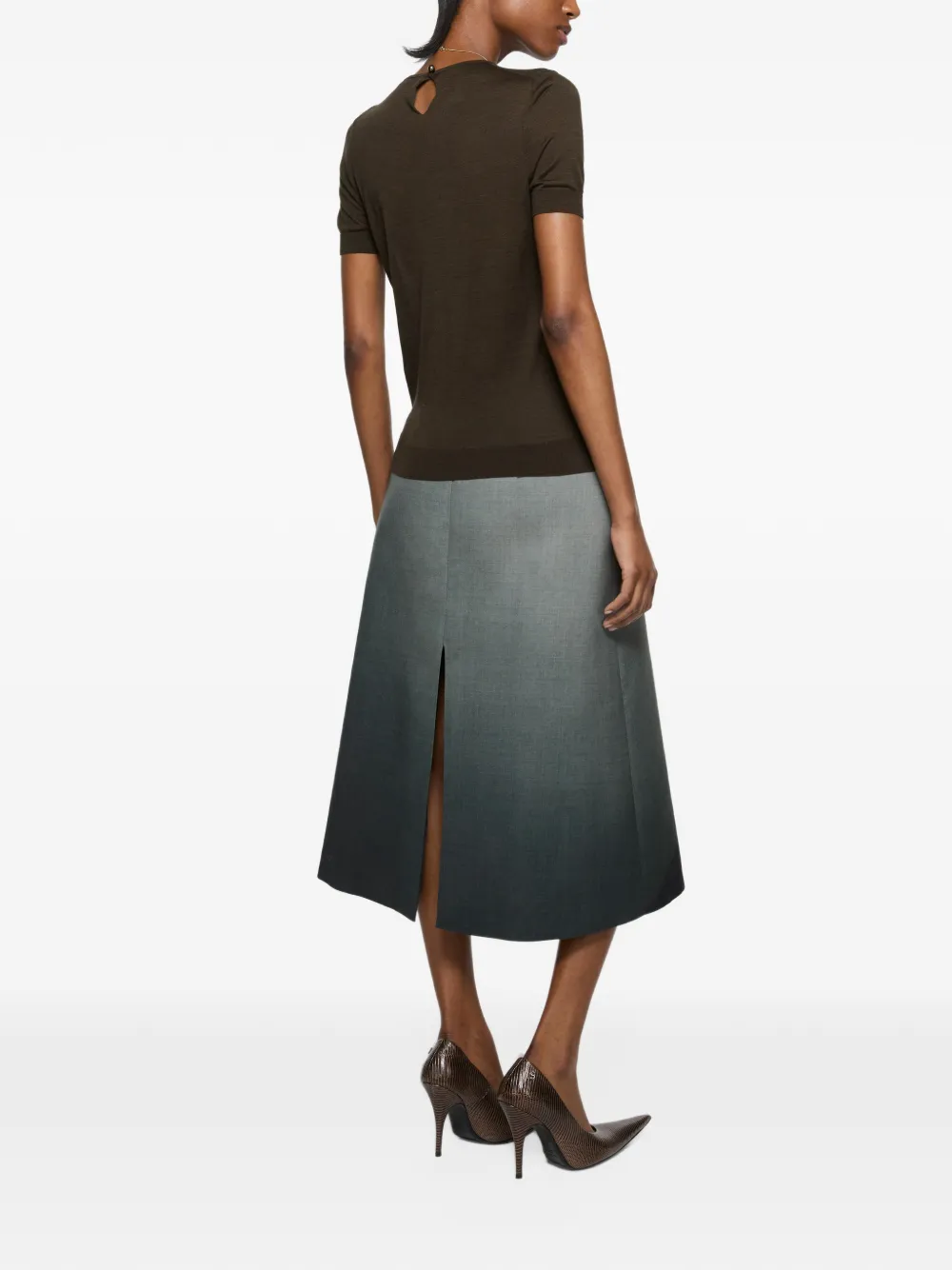 Acne Studios silk knit top Bruin
