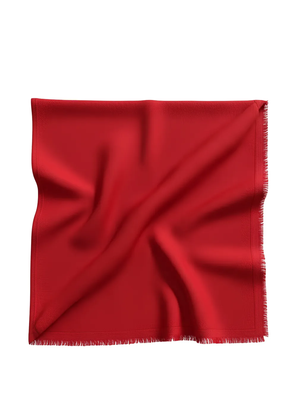 Emerson Renaldi frayed-edge scarf - Rosso