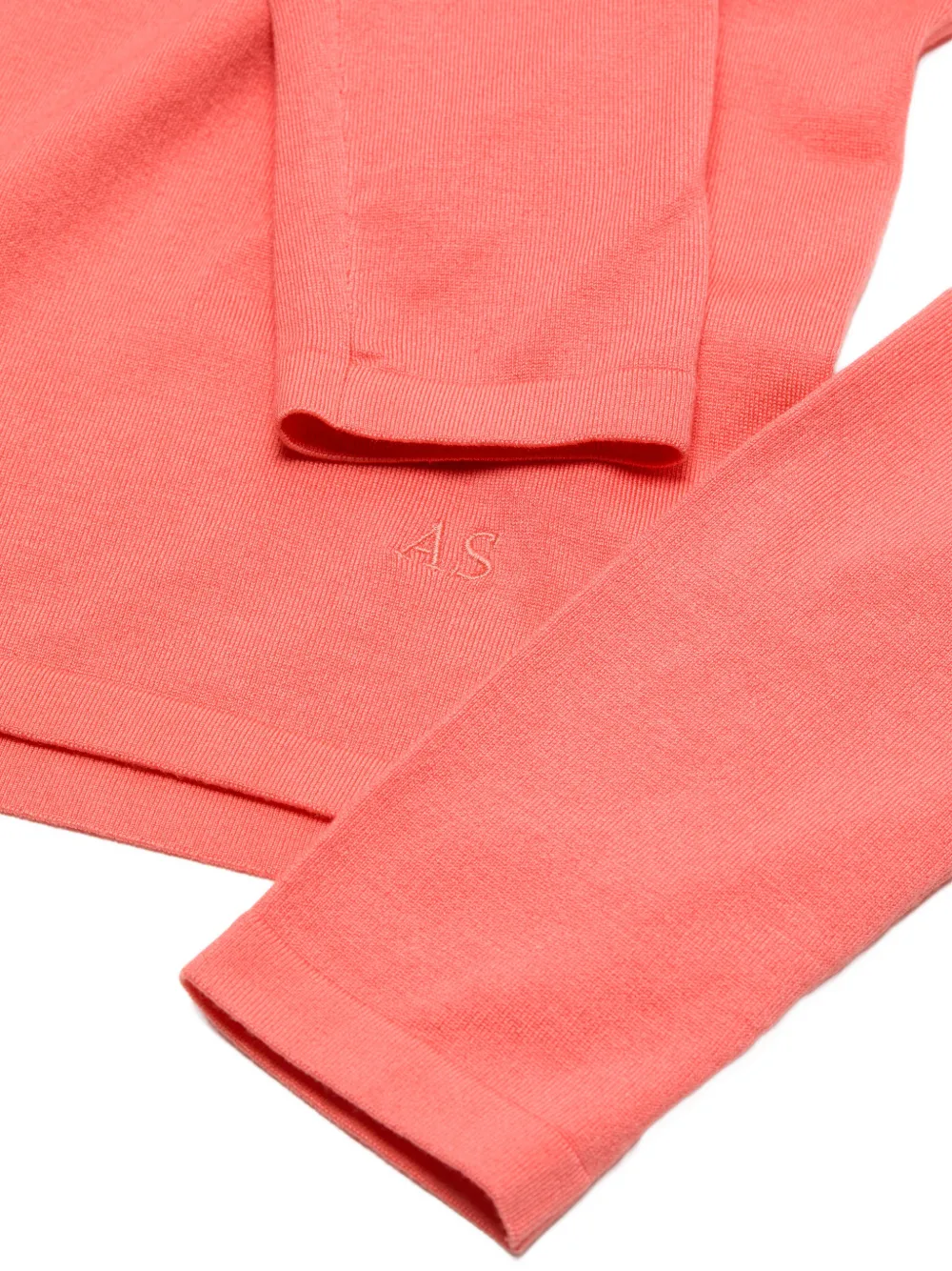 Acne Studios fine-silk turtleneck sweater Roze