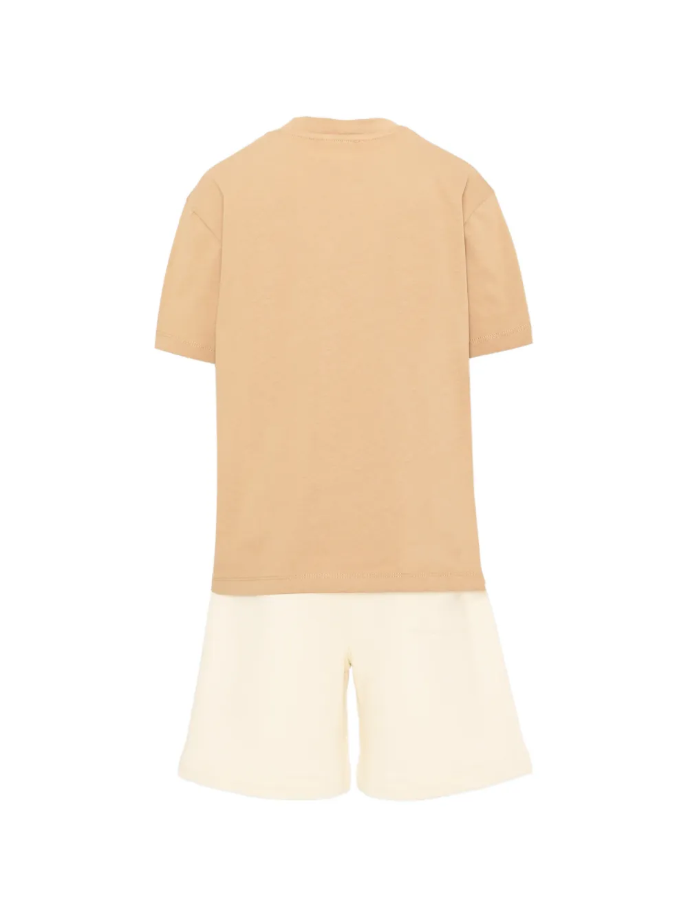 Barrow kids graphic-print shorts set Beige