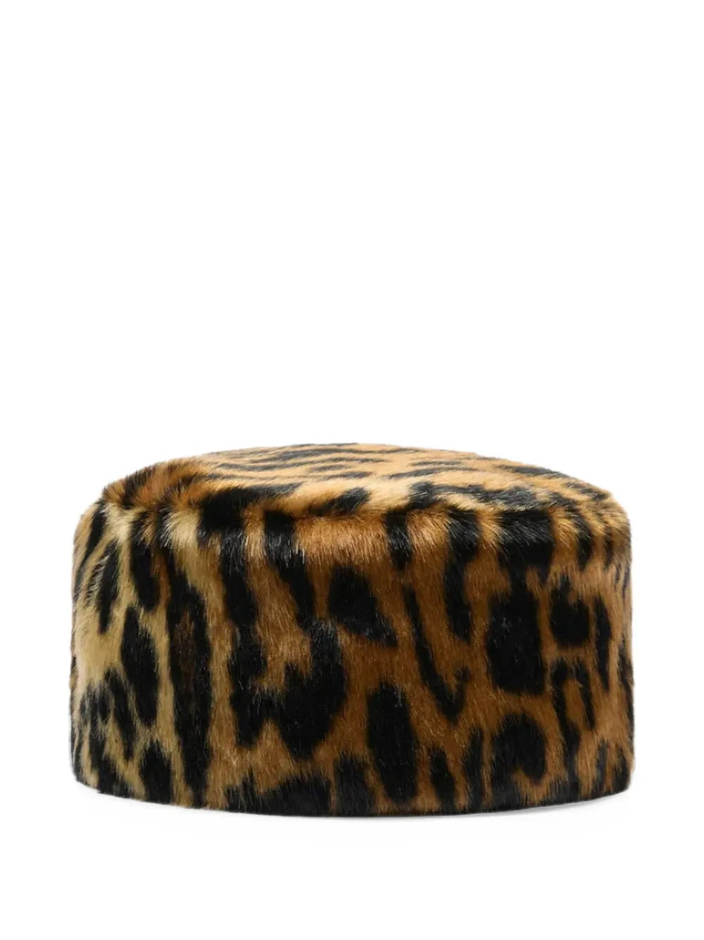 STAND STUDIO leopard-print faux-fur hat - Marron