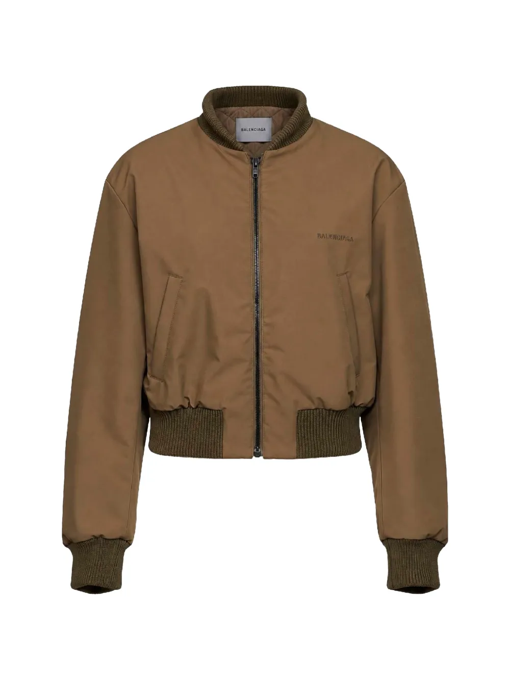 Balenciaga bomber cape in khaki Bruin