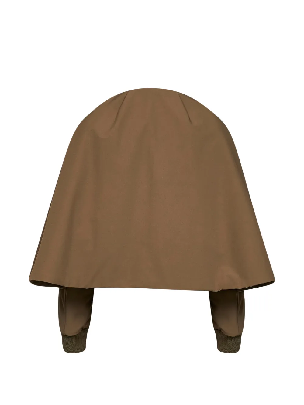 Balenciaga bomber cape in khaki Bruin