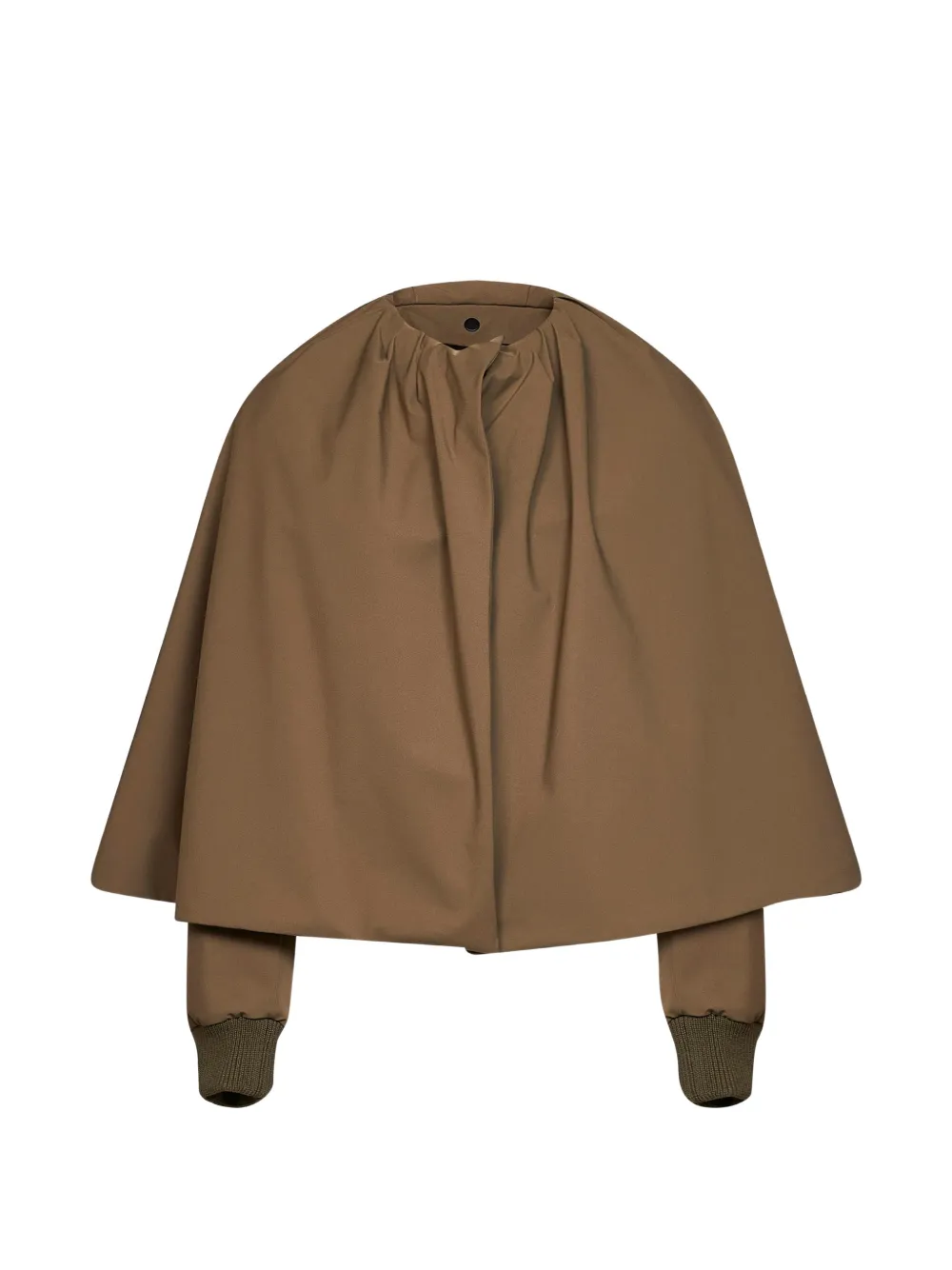 Balenciaga bomber cape in khaki Bruin
