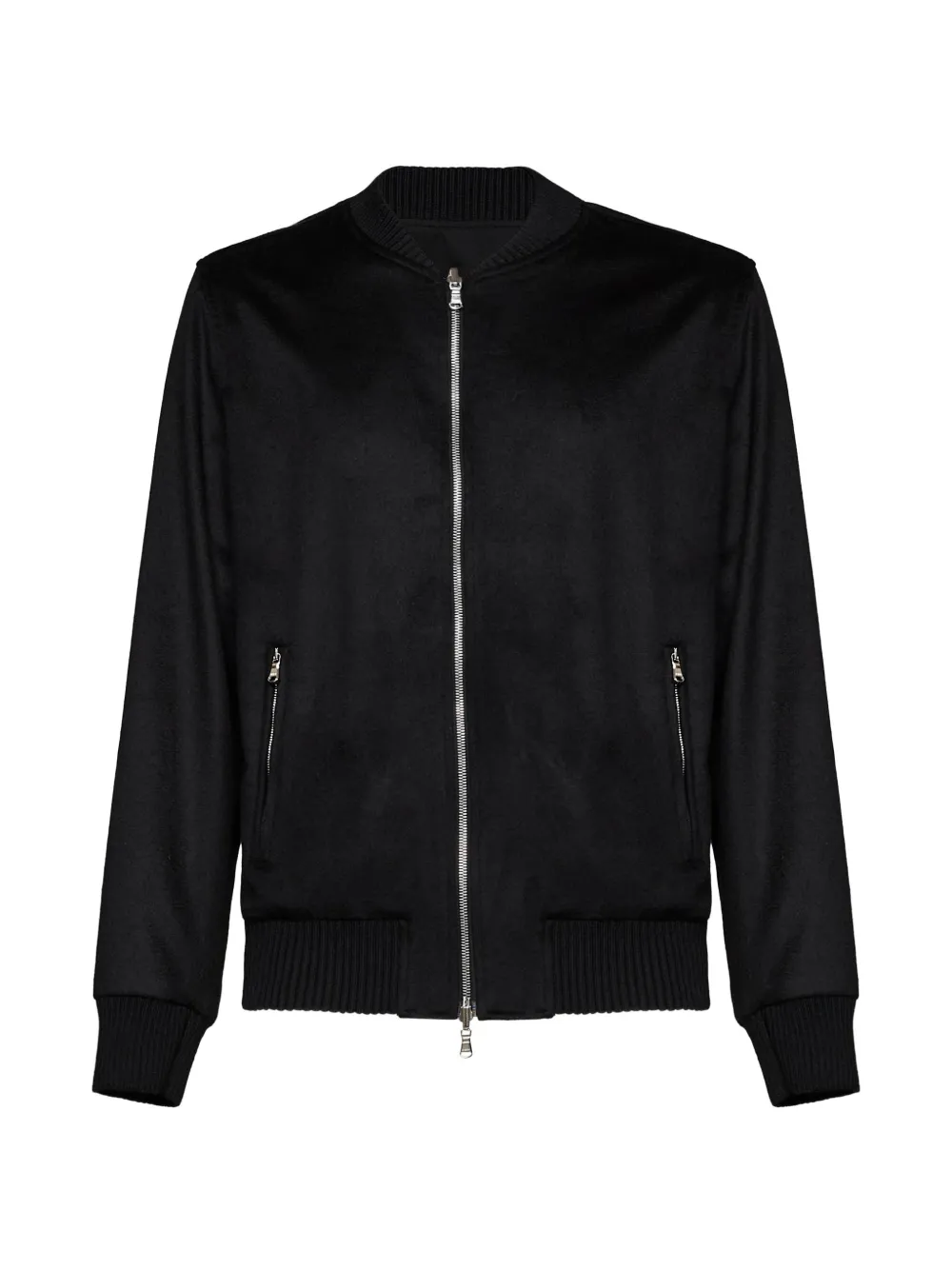 Barba cashmere bomber jacket | negro | Image 1