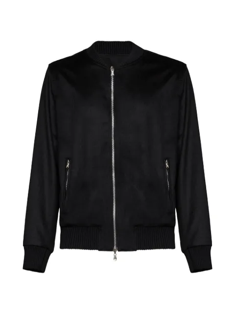 Barba cashmere bomber jacket