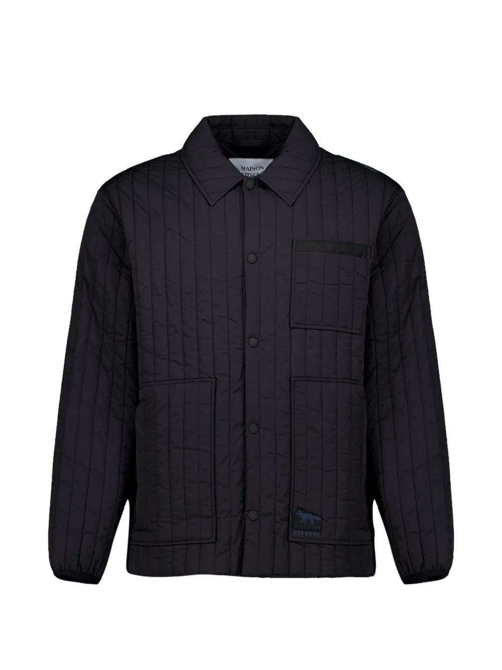 Maison Kitsuné Barn quilted jacket Zwart