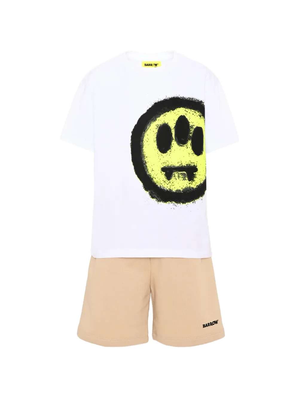 Barrow kids graphic-print shorts set Wit
