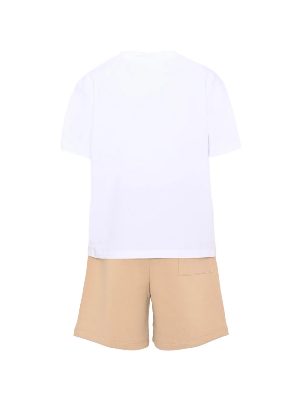 Barrow kids graphic-print shorts set Wit