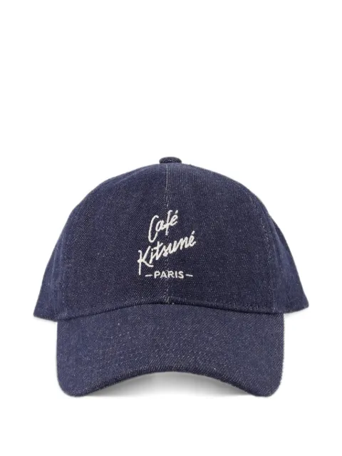 Maison Kitsuné Café Kitsuné denim cap