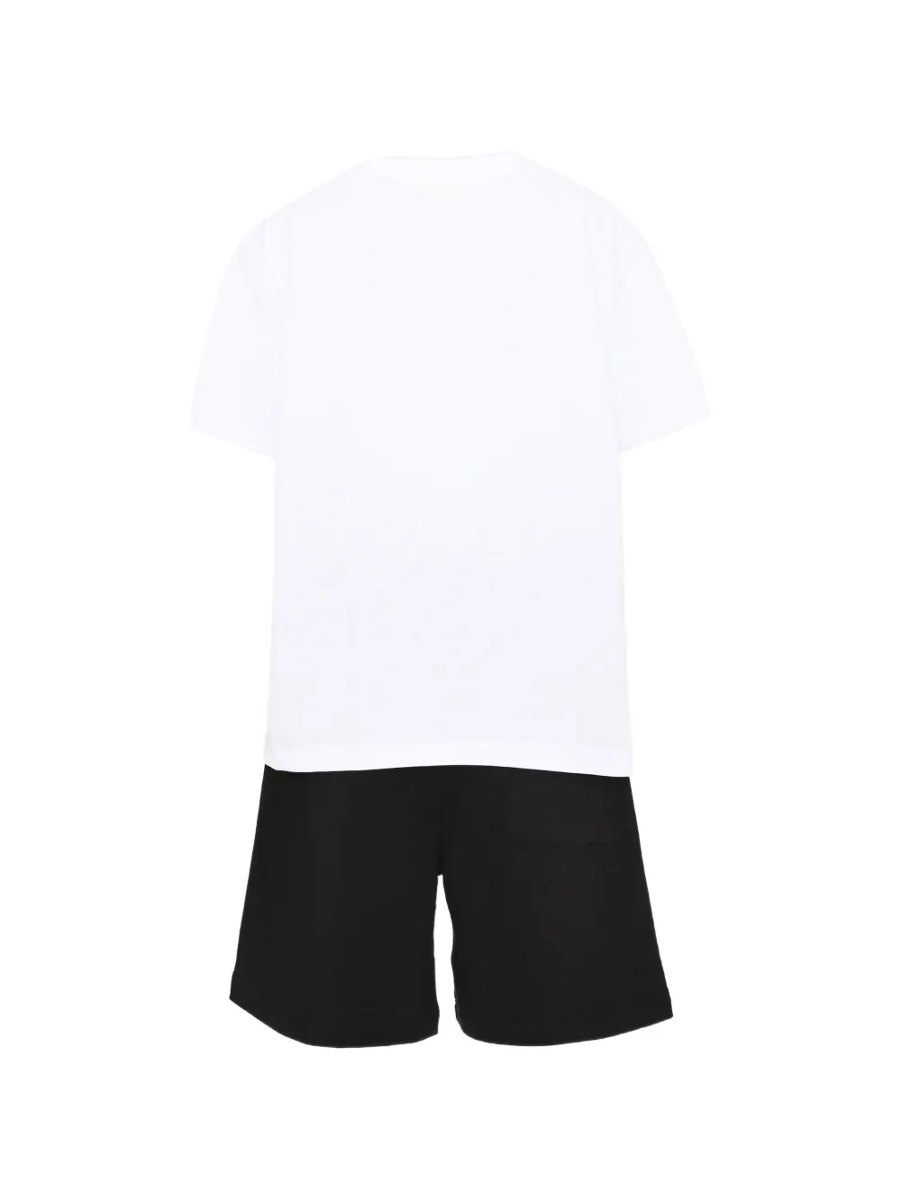 Barrow kids graphic-print shorts set Wit