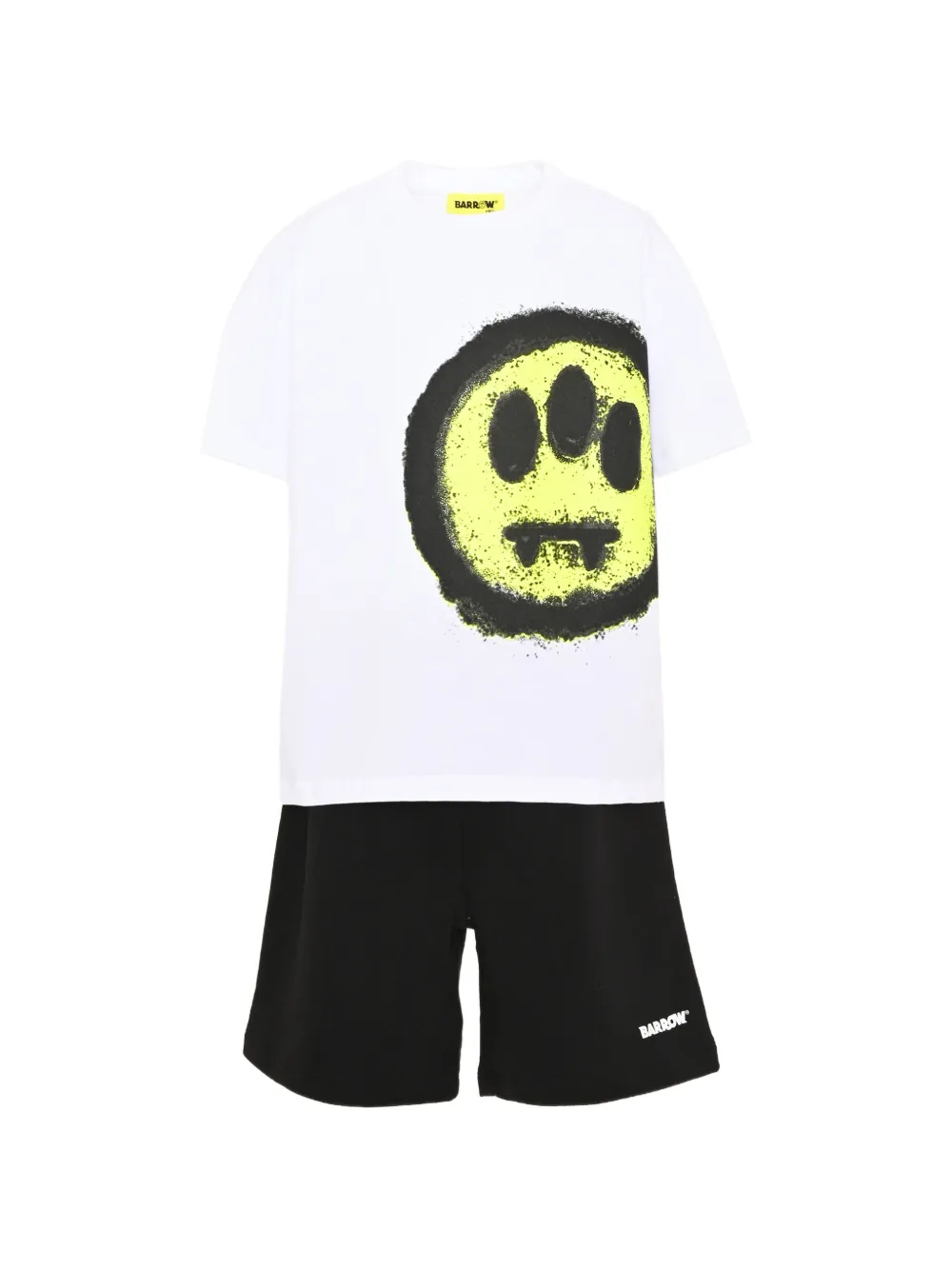 Barrow kids graphic-print shorts set Wit