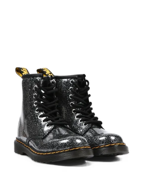 Dr. Martens Kids 1460 glitter patent-leather boots