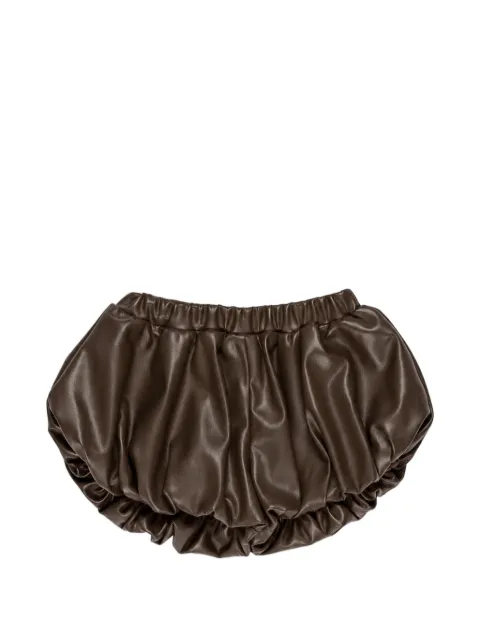 Miss Grant Kids pleated puff-ball shorts