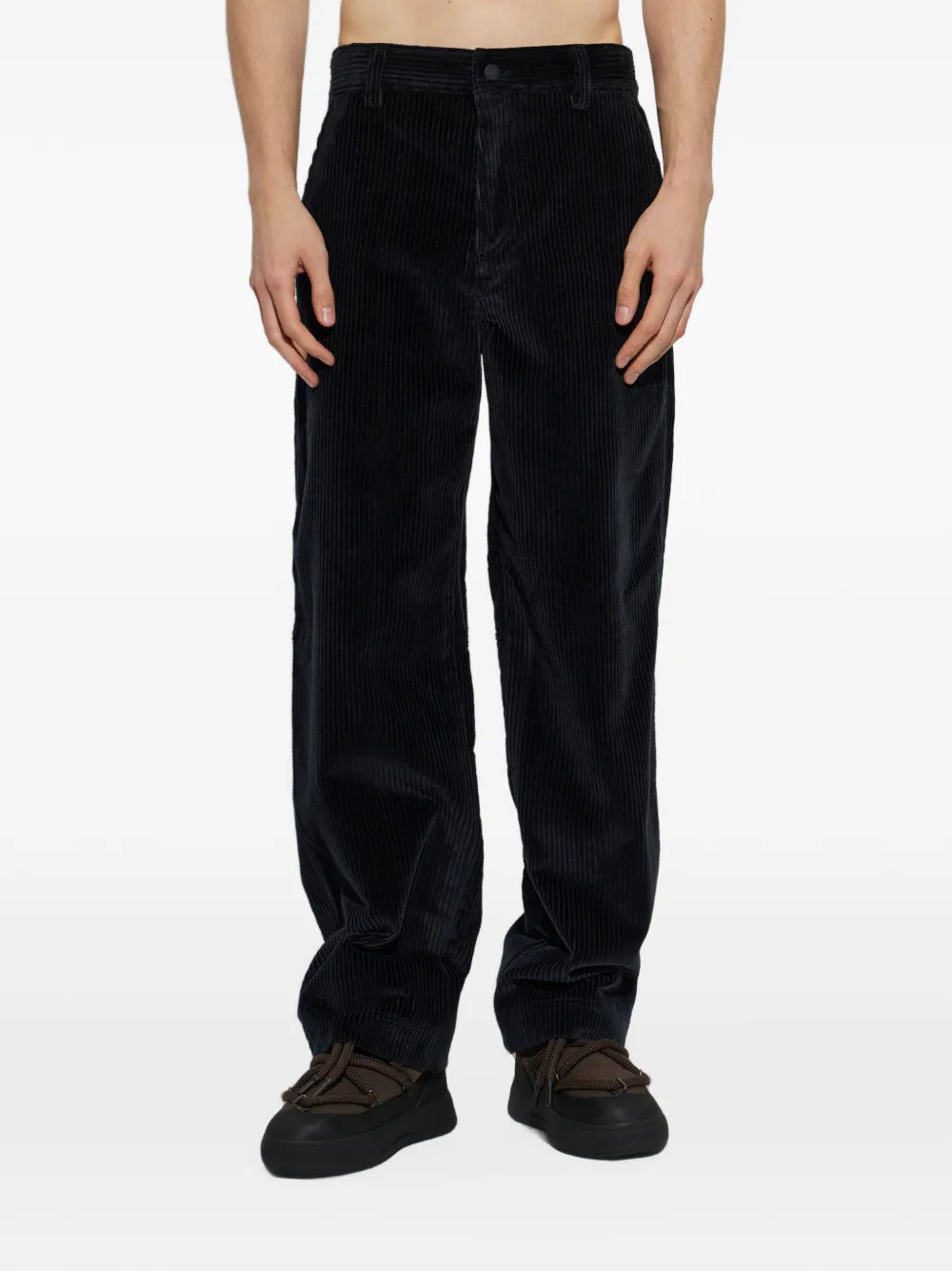 Moncler Grenoble Apres-Ski corduroy trousers Zwart
