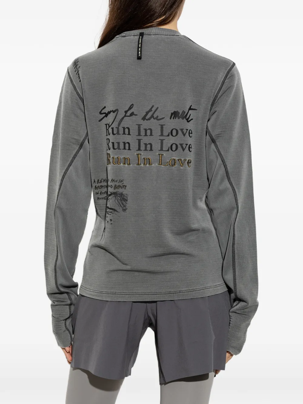 adidas x Song For The Mute running longsleeve T-shirt Grijs