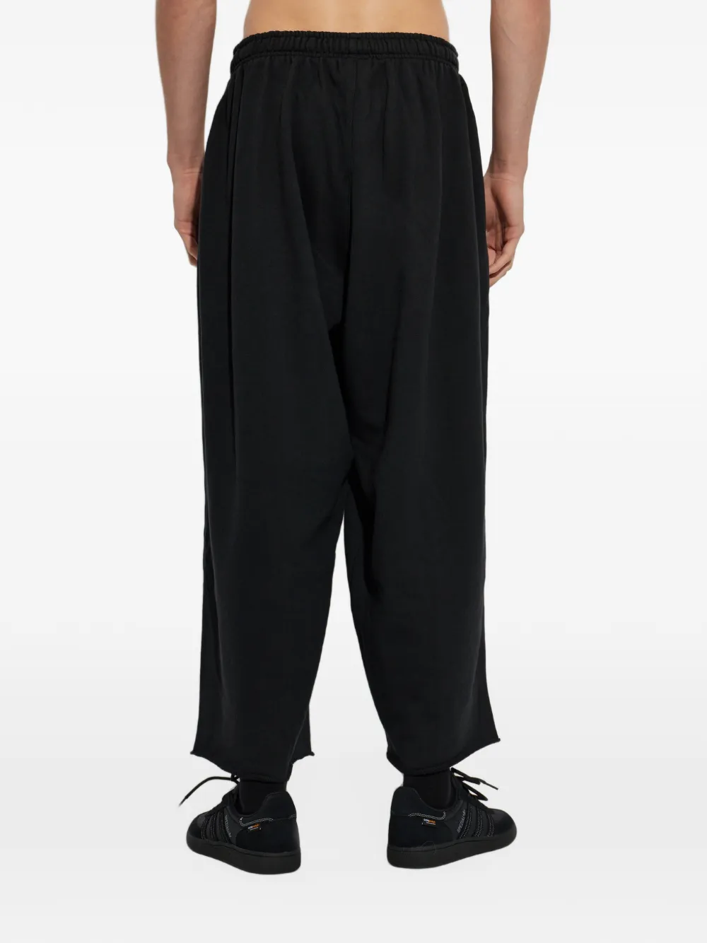 adidas wide-leg sweat pants Zwart