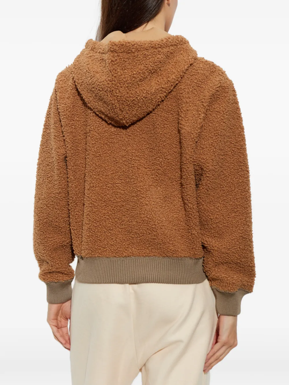 Moschino sherpa fleece sweatshirt Bruin