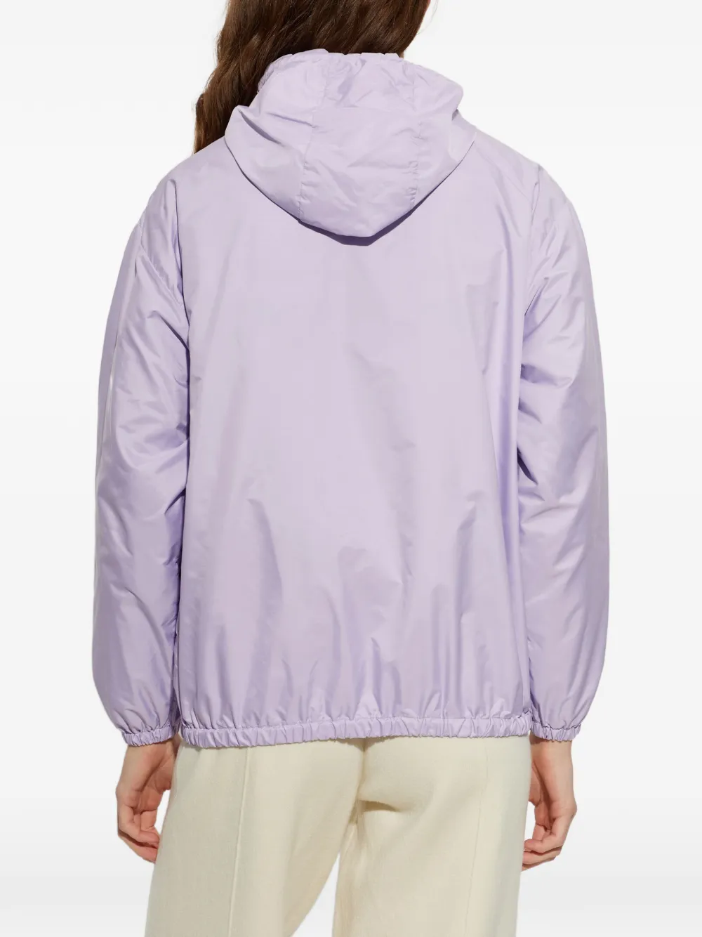 Moncler hooded windbreaker Paars