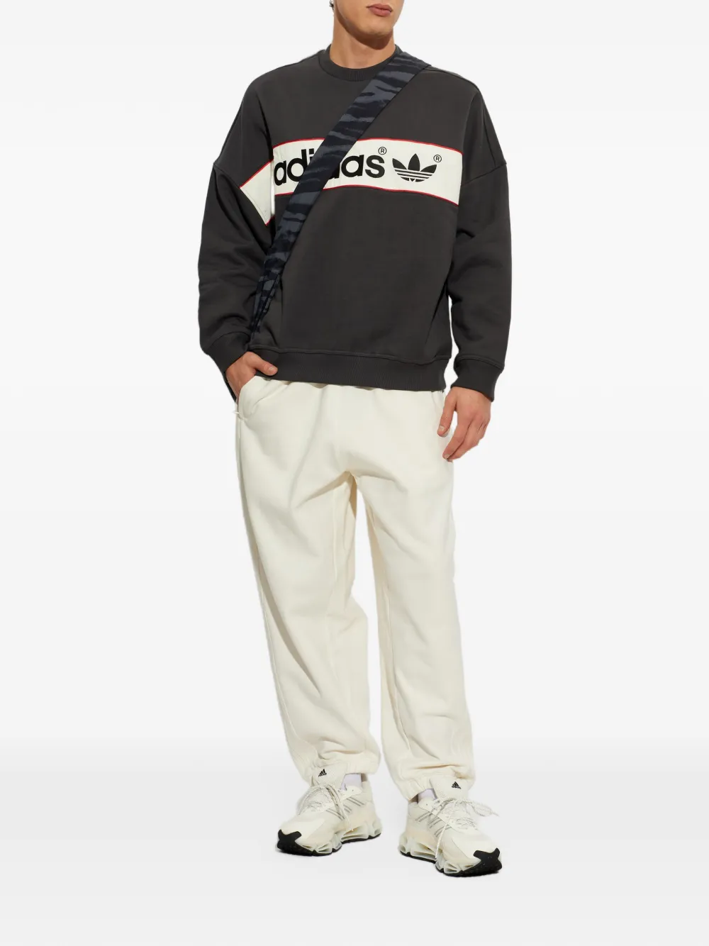 adidas adiSignature NY crew-neck sweatshirt Zwart