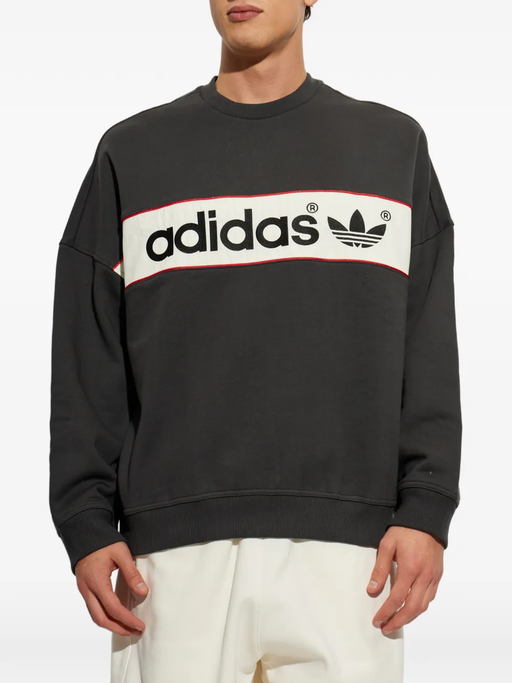 adidas adiSignature NY crew-neck sweatshirt Zwart