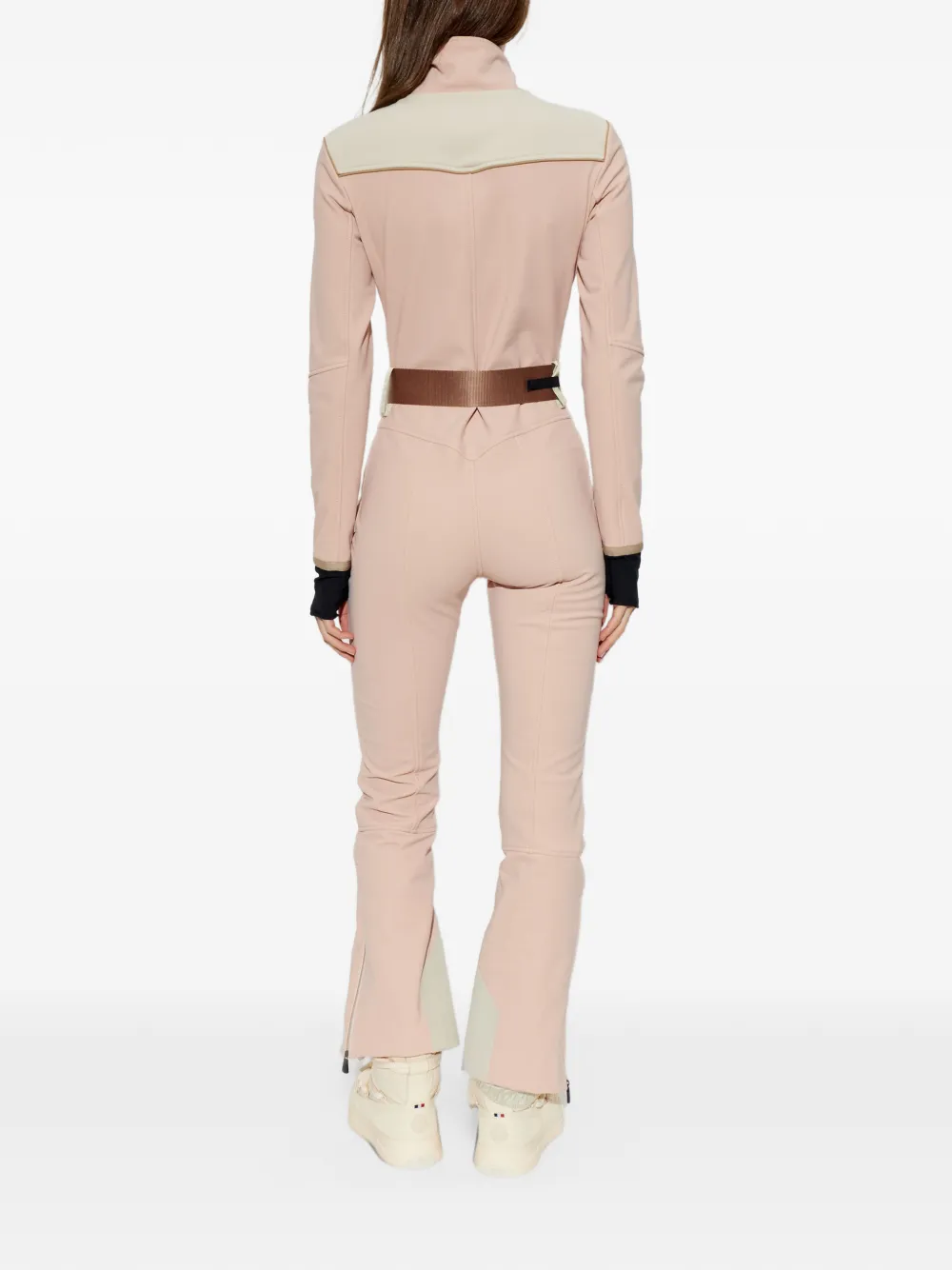 Moncler Grenoble belted ski suit Roze