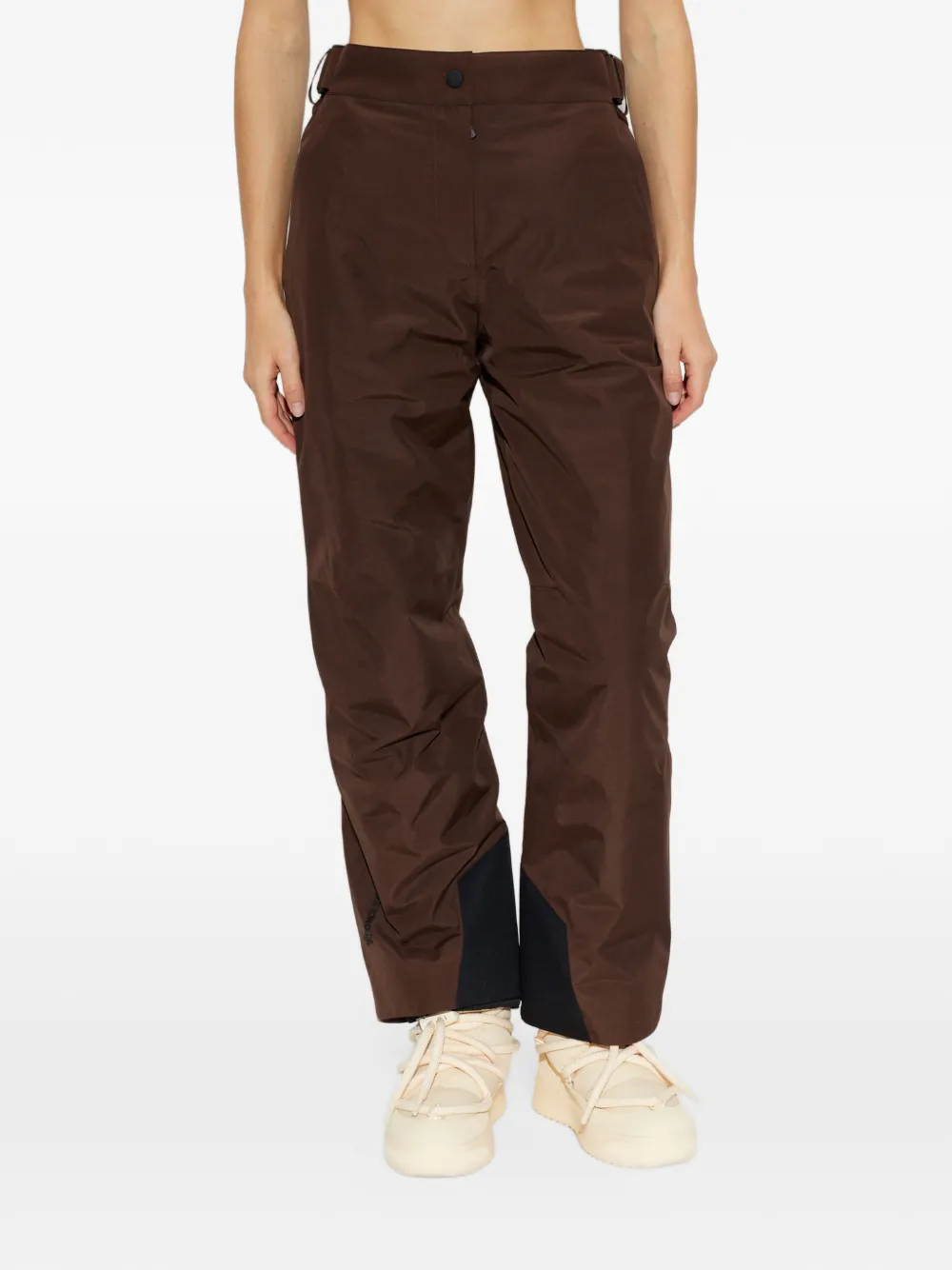 Moncler Grenoble logo-patch straight-leg ski pants Bruin