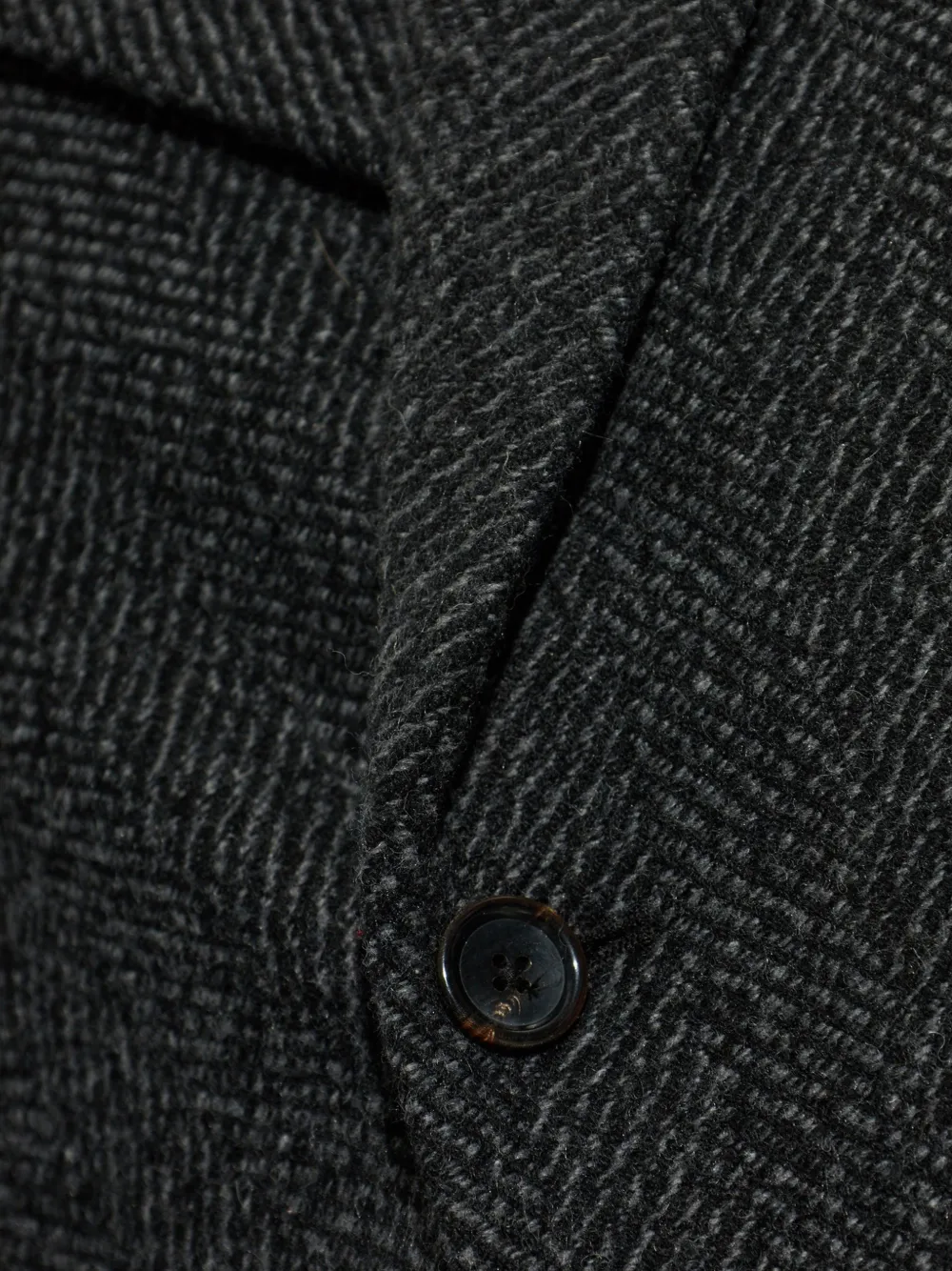 PS Paul Smith herringbone double-breasted coat Grijs