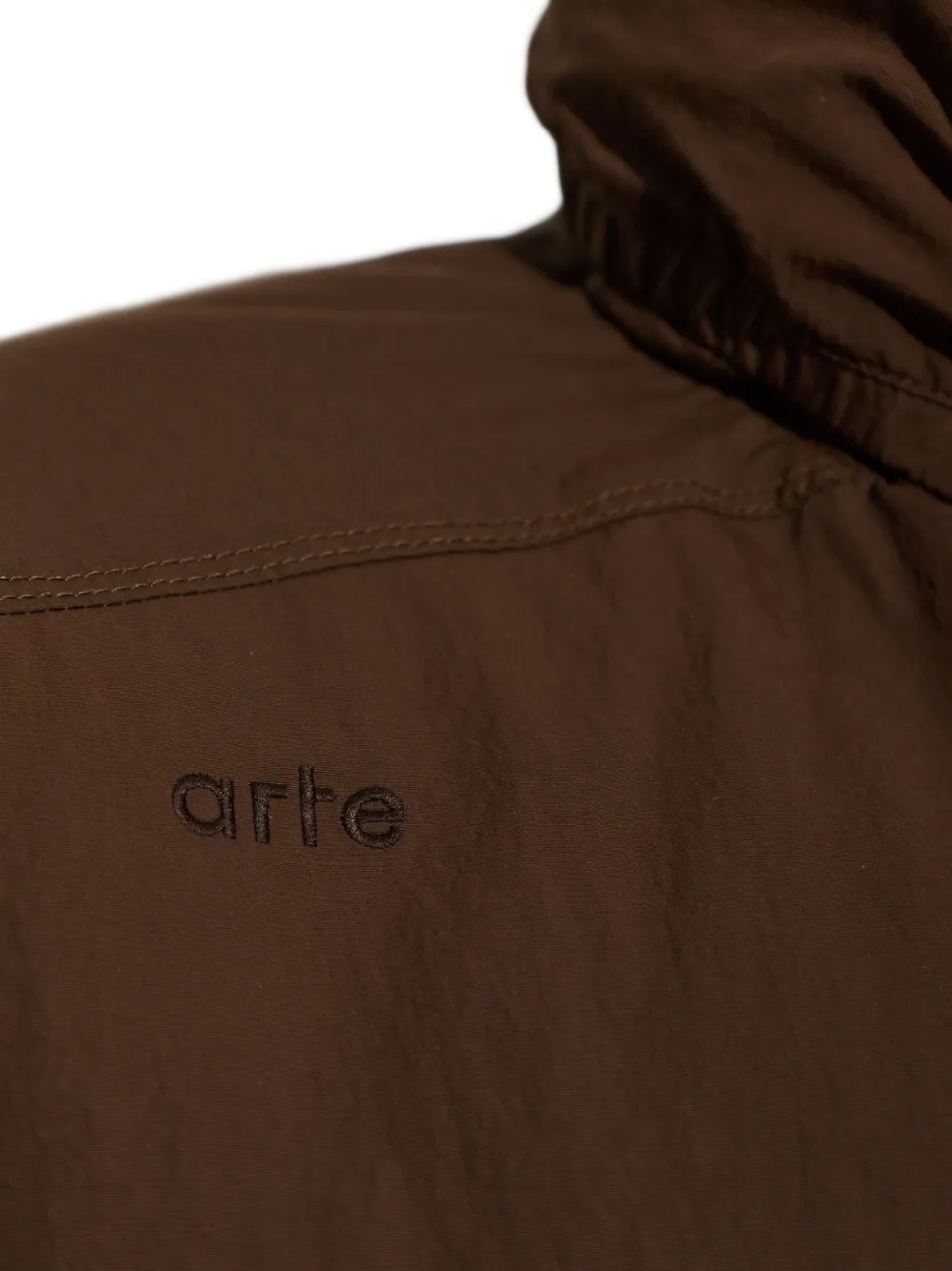 adidas x Arte Antwerp hooded puffed coat Bruin