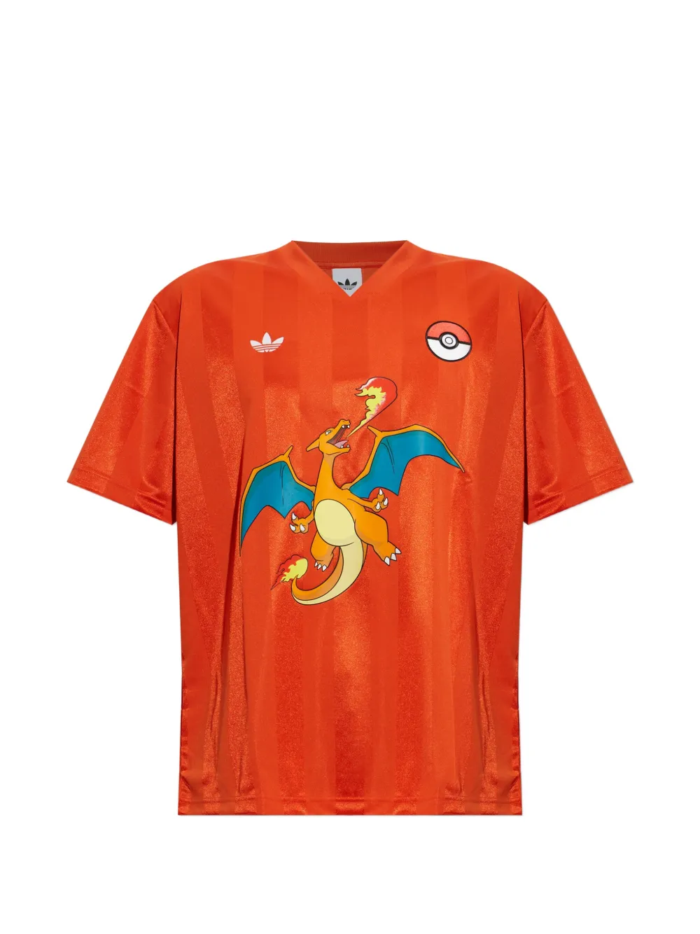 adidas x Pokémon loose jersey T-shirt Oranje