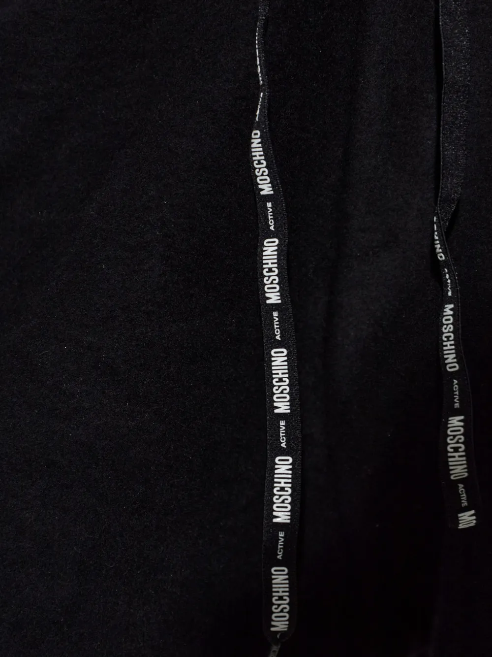 Moschino Active drawstring track pants Zwart
