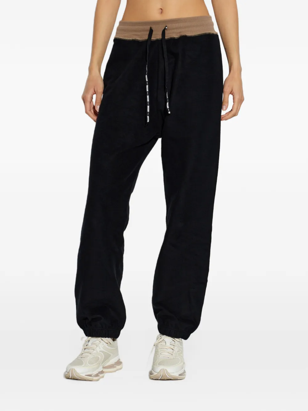 Moschino Active drawstring track pants Zwart