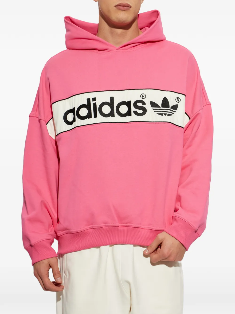 adidas adiSignature NY hoodie Roze