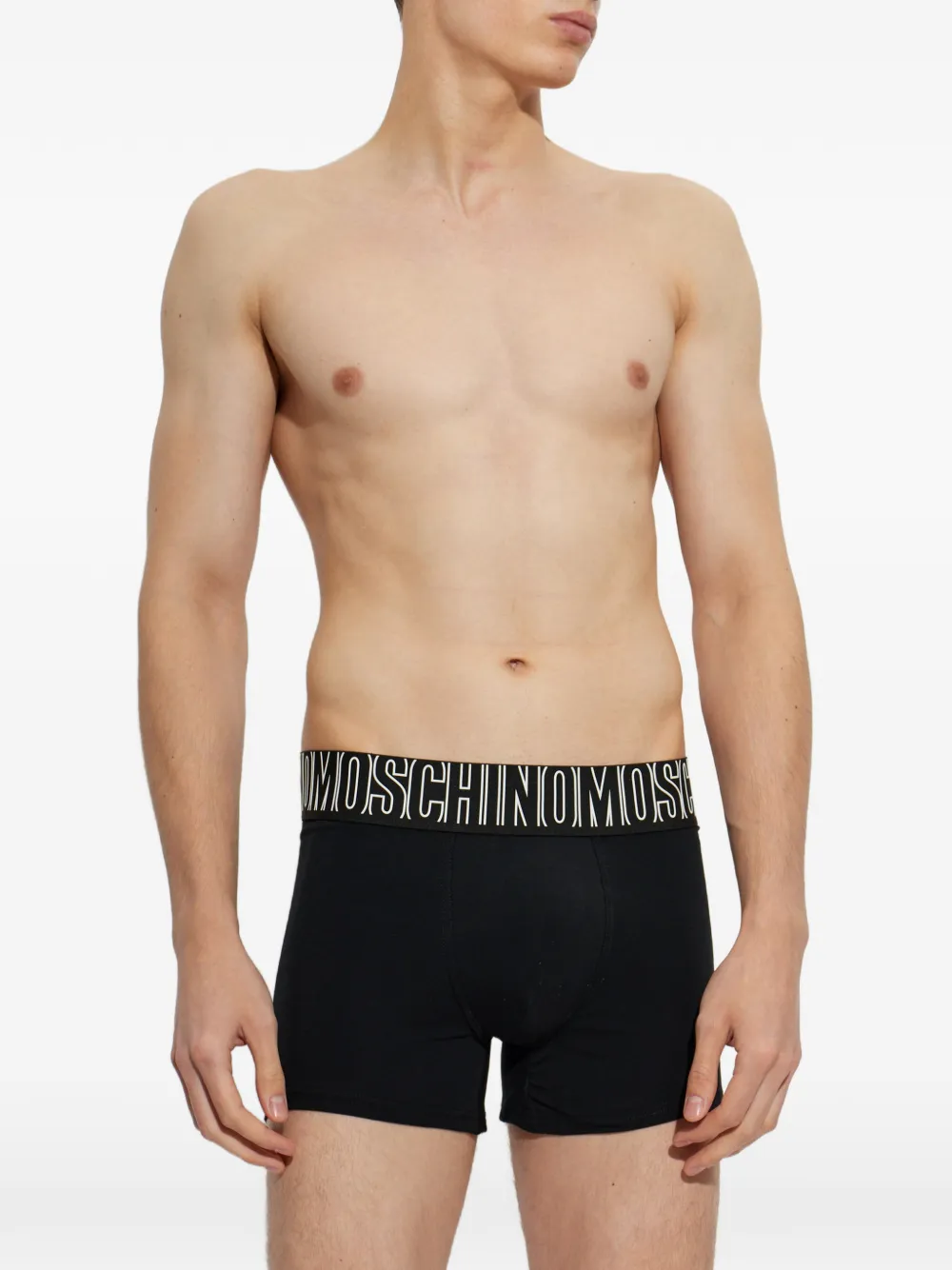 Moschino logo-waistband boxers - Nero