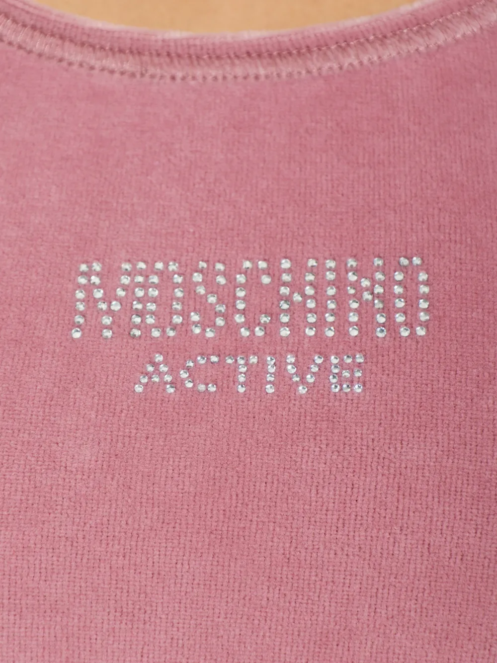 Moschino Active rhinestone-embellished pajamas Roze